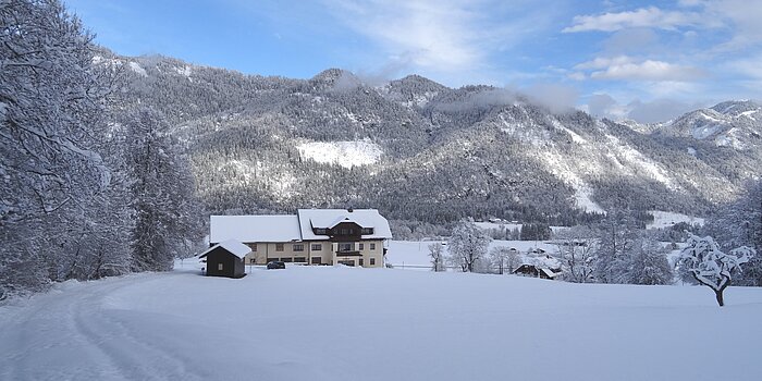 Winter: Ferienhaus Enzi