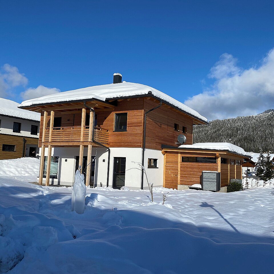 Haus Bergheimat im Winter