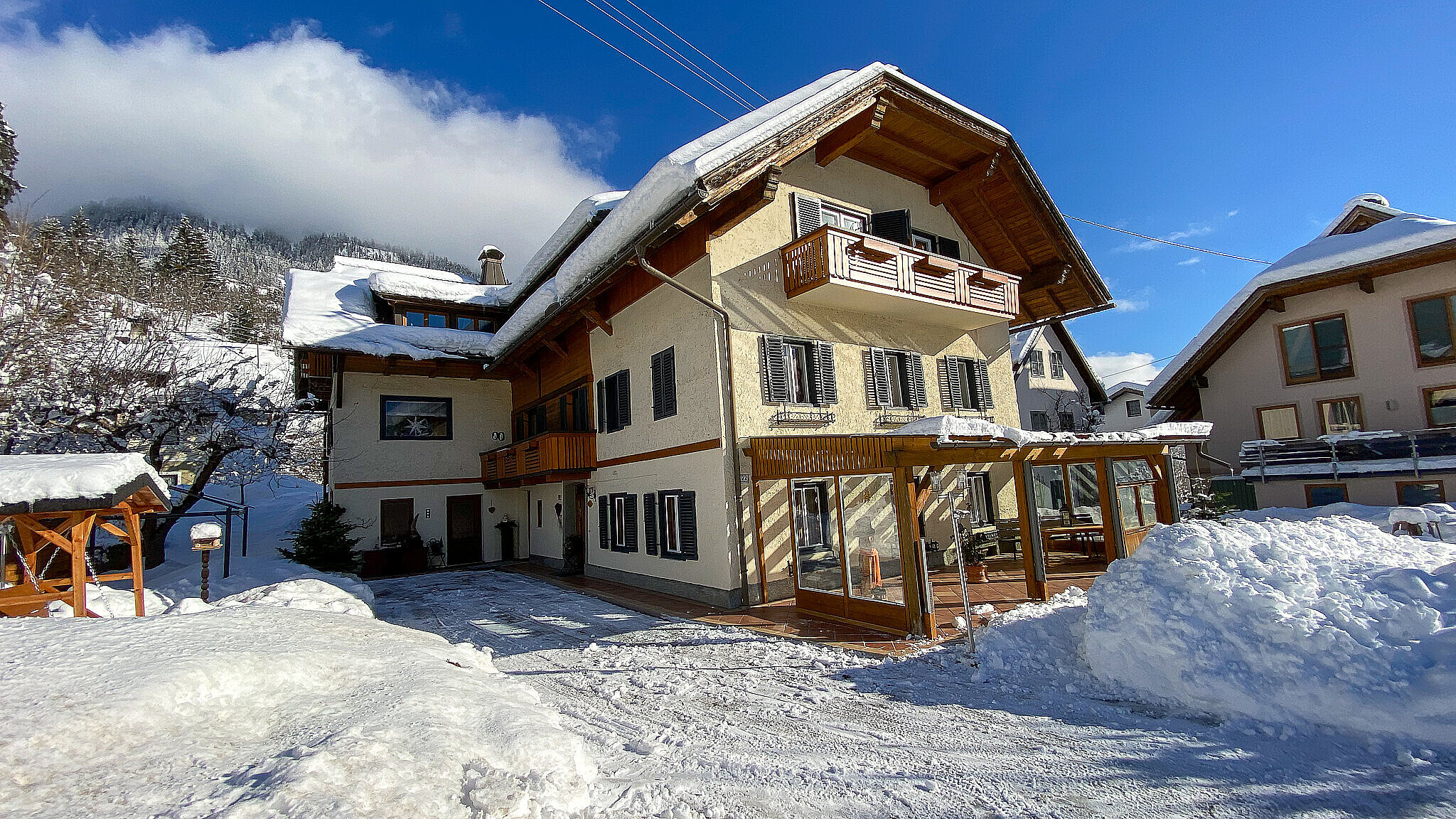 Gästehaus Rader im Winter